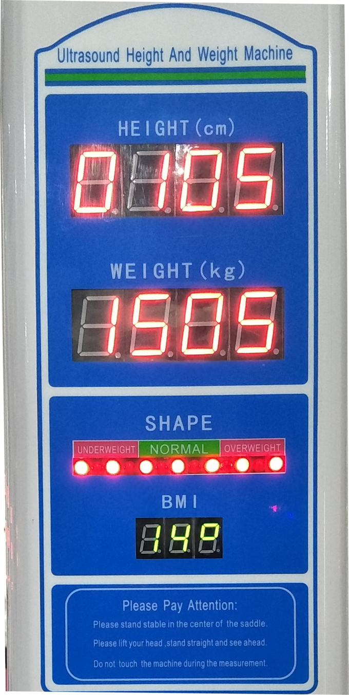 200Kg/420Lb ψηφιακή μηχανή μαζικών δεικτών σώματος κλίμακας ύψους και βάρους πτυσσόμενη
