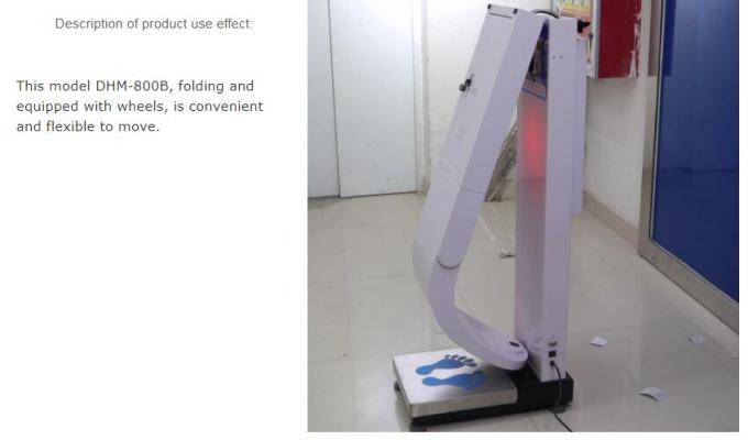 Υπερηχητική κλίμακα μέτρησης ύψους και βάρους με την ψηφιακή μηχανή dhm-800B πίεσης του αίματος