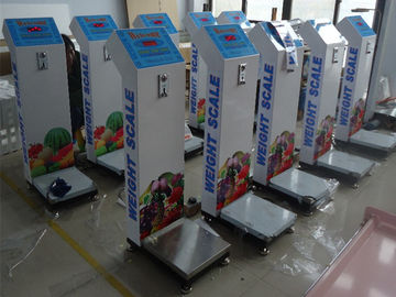 coin operated weighing scales with LED Dislay and voice broadcast
